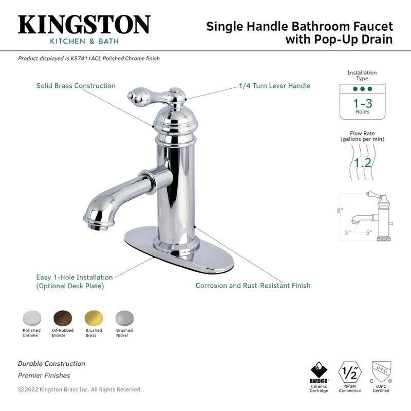 American Classic Single-Handle Bathroom Faucet