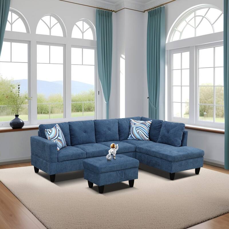 Ergonomic Sofa with Storage, Durable and Comfortable