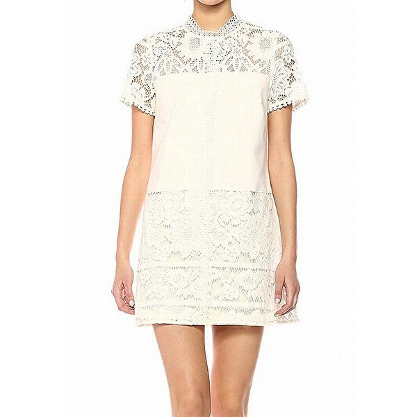 kensie white lace dress