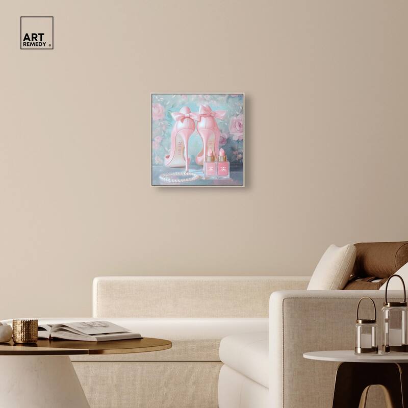 Love Dainty Heels Canvas by Art Remedy