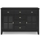 preview thumbnail 16 of 78, WYNDENHALL Stratford Solid Wood Transitional Sideboard Buffet - 54 inch Wide
