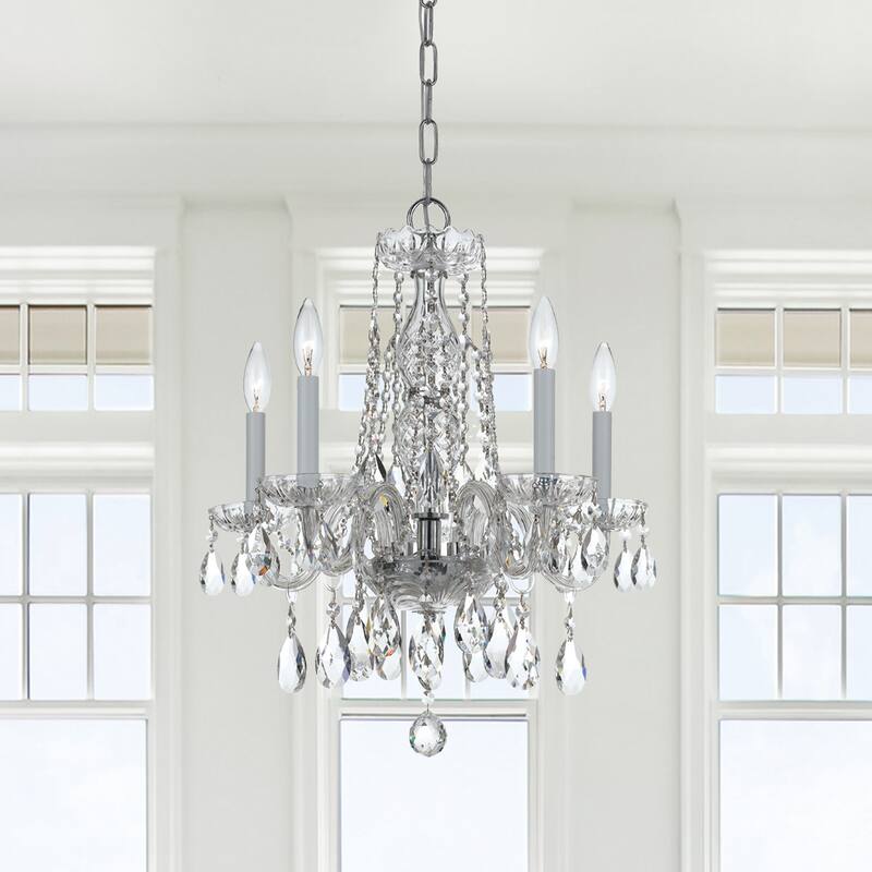 Crystorama Lighting Group Traditional Crystal 5 Light 18" Wide