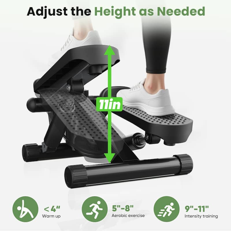 Home stepper machine, twist the stepper and resistance band