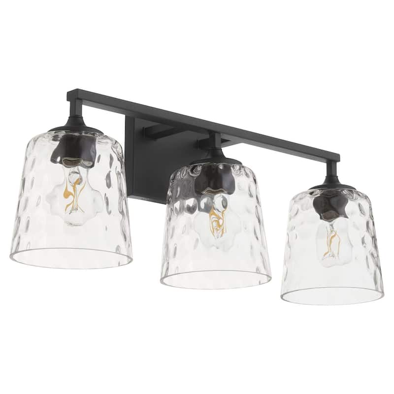 Quorum International 5005-3-1 Eldorado 3 Light 25" Wide Vanity Light - Matte Black