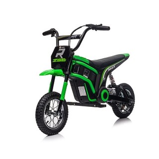 24V Electric Toy Motocross Motorcycle Dirt Bike-XXL large - Green
