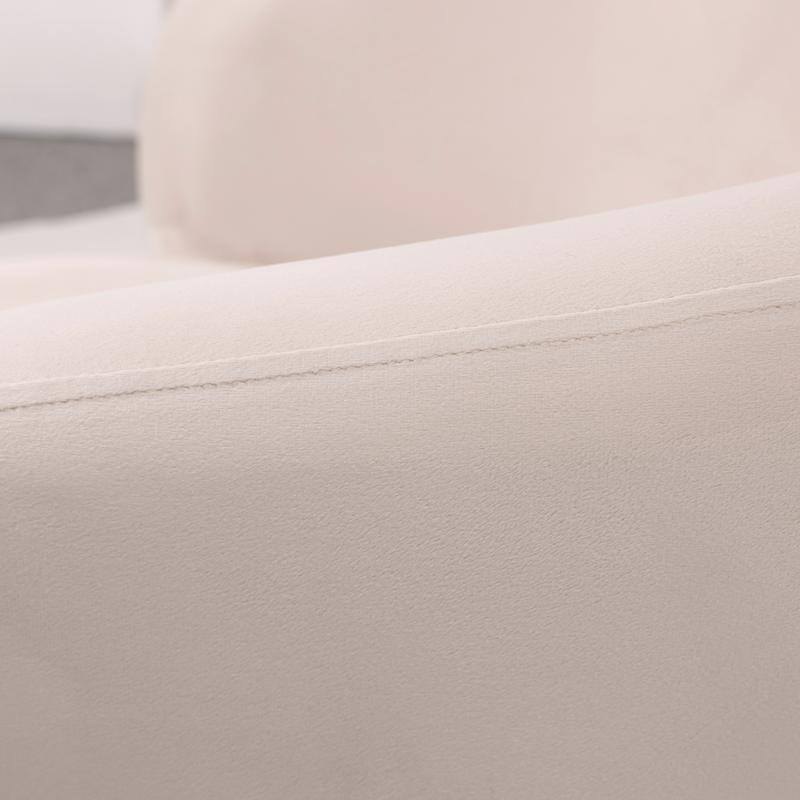Raze 31" Swivel Accent Armchair Upholstered in Boucle/Velvet/Linen Fabric with Plush Cushioning and Solid Wood Support