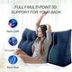 preview thumbnail 30 of 61, Velvet Headboard Reading Wedge Pillow for Bed Rest Sit Up Back Support