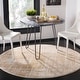 preview thumbnail 56 of 90, SAFAVIEH Adirondack Lida Modern Abstract Distressed Rug 10' Round - Creme/Gold - Round