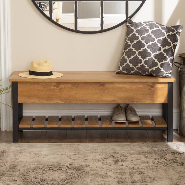 Middlebrook Paradise Hill Lift-top Storage Bench