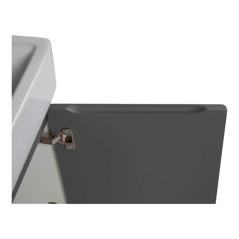 Modern Wall-Mounted Bathroom MINI-Vanity with Washbasin | Comfort Collection No Mirror