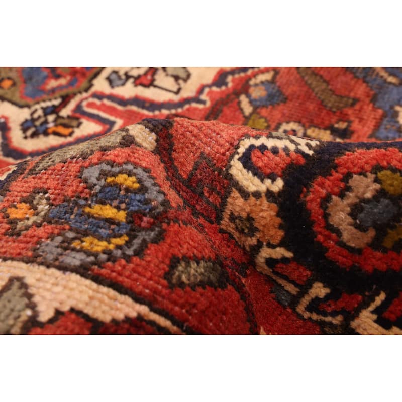 ECARPETGALLERY Hand-knotted Andelz Red Wool Rug - 4'9 x 6'9