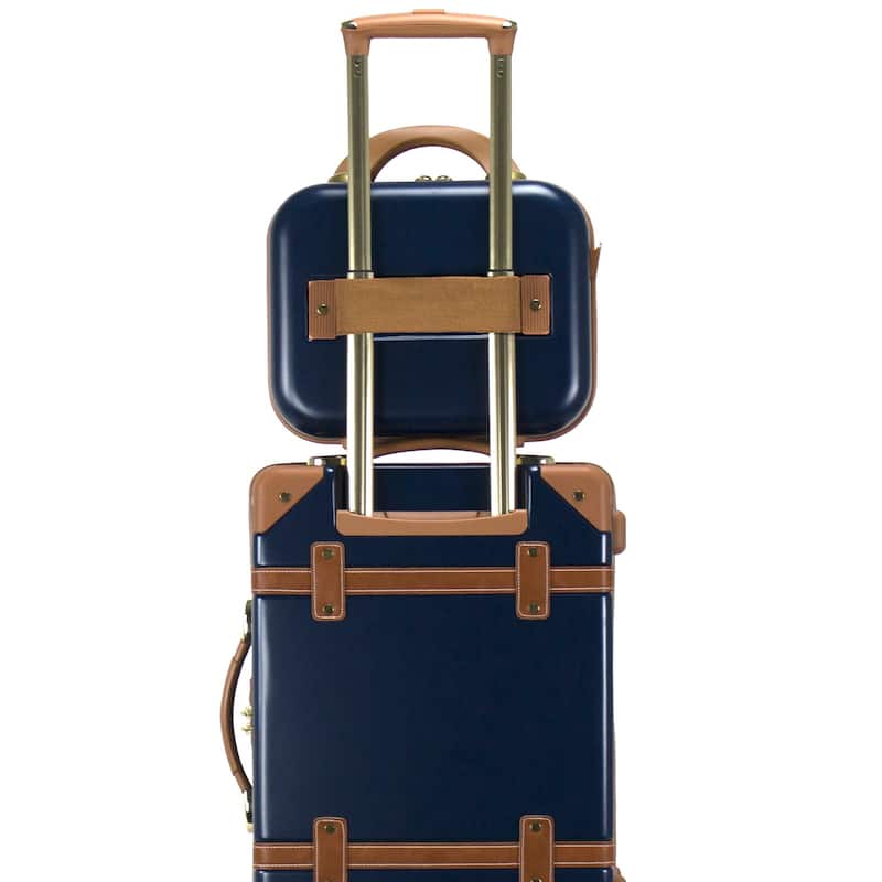 World Traveler VentureX 2-Pc Spinner Vintage Style Luggage