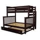 preview thumbnail 9 of 20, Taylor & Olive Trillium Twin over Full Bunk Bed Ladder, Full Trundle