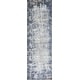 preview thumbnail 15 of 25, Alexander Home Mason Abstract Modern Distressed Rug 2'x7" x 8' Runner - Denim/Grey - Rectangle