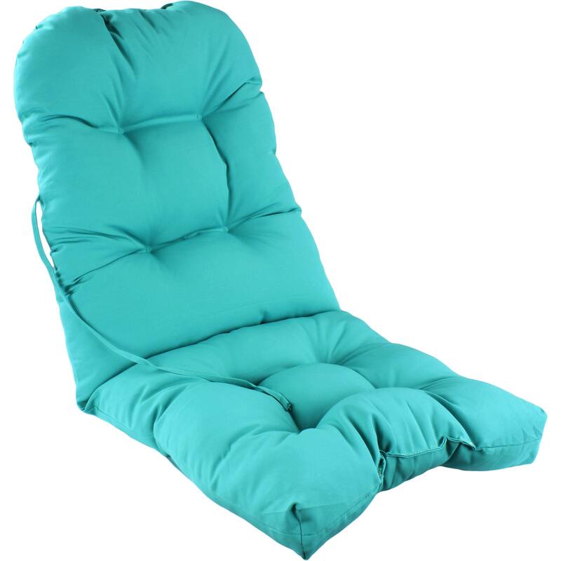 Outdoor Adirondack-style Patio Chair Cushion - Turquoise
