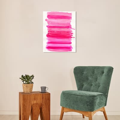 Wynwood Studio Abstract Melted Chewy Sweets Pink and Modern & Contemporary Wall Art Canvas Print