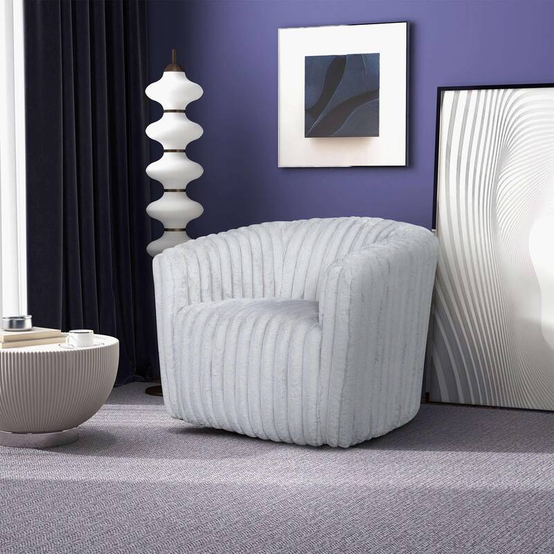 Mira Velvet Swivel Chair, Bedding Bean Bag Sofa Chair High Pressure Foam Bean Bag Chair