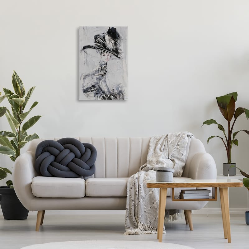 Stupell Abstract Sophisticated Audrey Canvas Wall Art Design By Lucille Lee