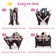 preview thumbnail 13 of 32, Costway 3-in-1 Convertible Portable Baby Playard Newborn Napper Height - See Details