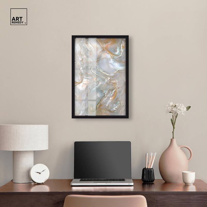 Fluid Preciousness IV Shadowbox by Art Remedy