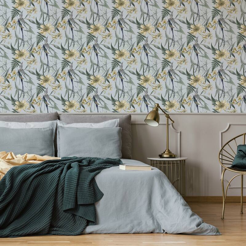 Botanic Garden Multicolor Wallpaper - N/A