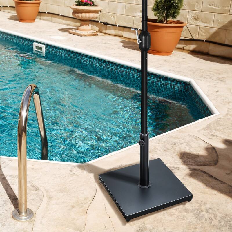 Aoodor 39 lb Outdoor Patio Umbrella Base for Deck, Poolside, Balcony