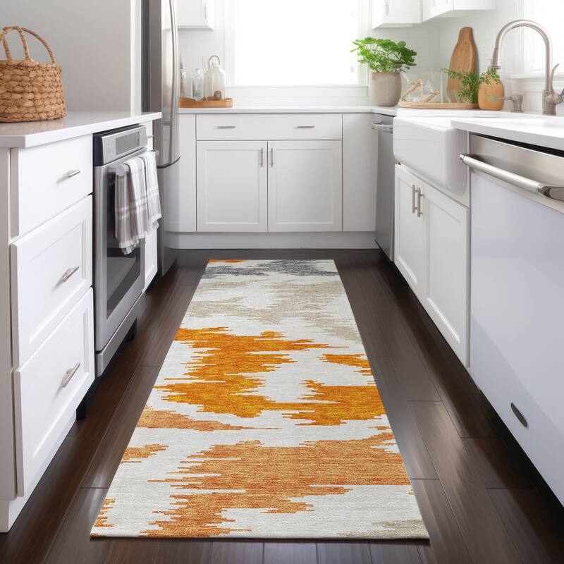 Machine Washable Indoor/ Outdoor Chantille Global Boho Rug
