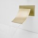 preview thumbnail 29 of 34, Wall Mount Bathroom Faucet Waterfall Brass Modern 2 Hole Bathroom Sink Basin Vanity Faucets with Valve