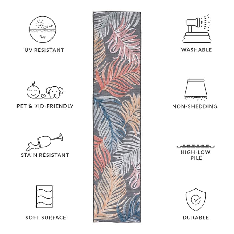 SAFAVIEH Cabana Emili Indoor/ Outdoor Waterproof Transitional Rug