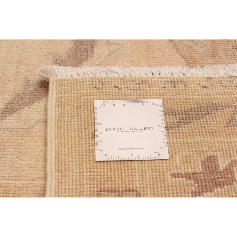 ECARPETGALLERY Hand-knotted Chobi Finest Beige Wool Rug - 8'11 x 11'5