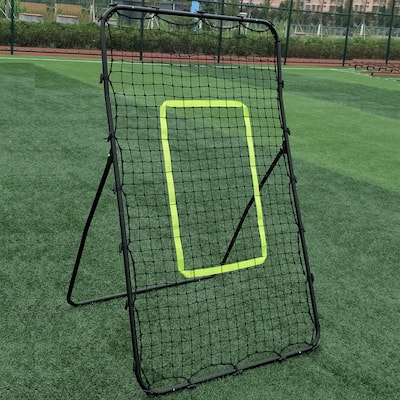 4.6' x 3' x 2.6' Rebound Baseball Goal, Soccer Softball Net Throwing Pitching Training