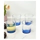 preview thumbnail 3 of 1, LeadingWare DOF Oval Halo Acrylic Drinking Glasses Set of 4 (12oz) - 3.5" W x 3.5" L x 3.93" H