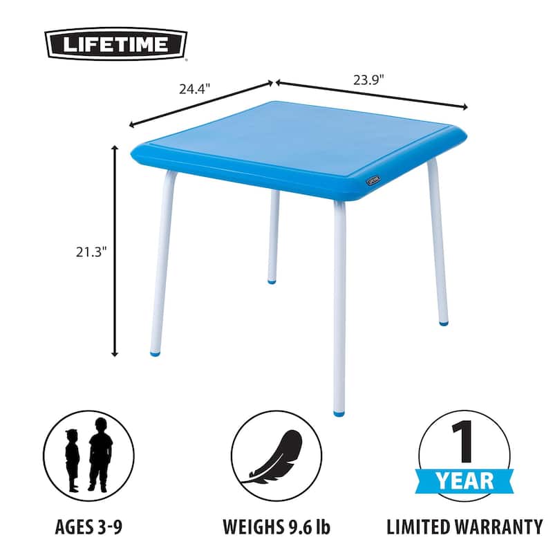 Lifetime Residential Three-Piece Kid's Table and Chairs Set