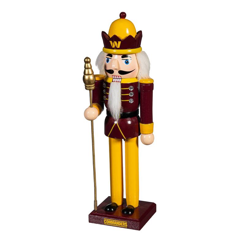 Nutcracker Statue, Washington Commanders - 4.92''W x 4.53''H x 13.78