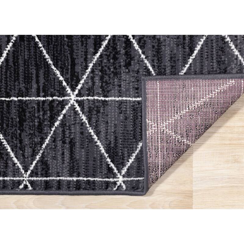 Florence Grey Cream Tri-Structure Rug