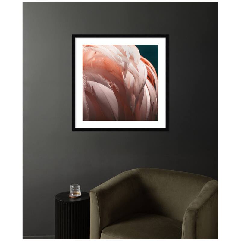 Kate and Laurel Flamingo No. 2 by Alicia Bock Framed Wall Art Print