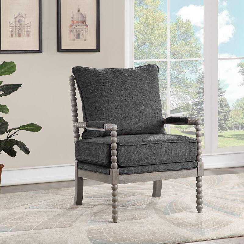 The Curated Nomad Annie Chair - Charcoal
