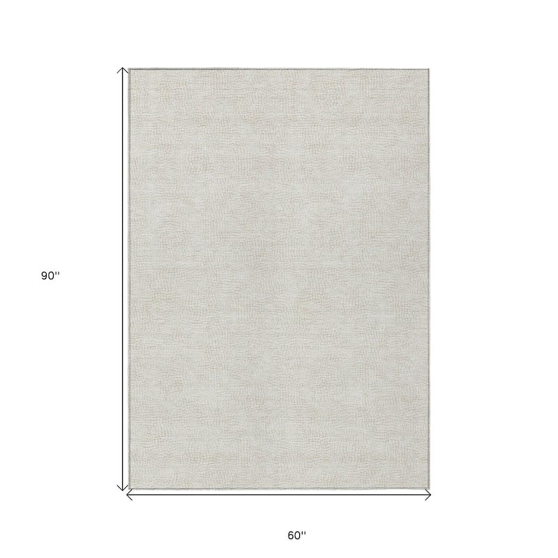 HomeRoots Geometric Transitional Rectangle Outdoor Rug