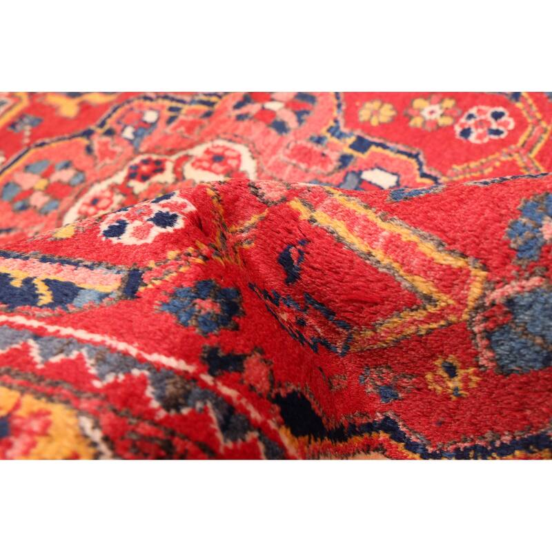 ECARPETGALLERY Hand-knotted Sarabi Red Wool Rug - 3'8 x 11'1