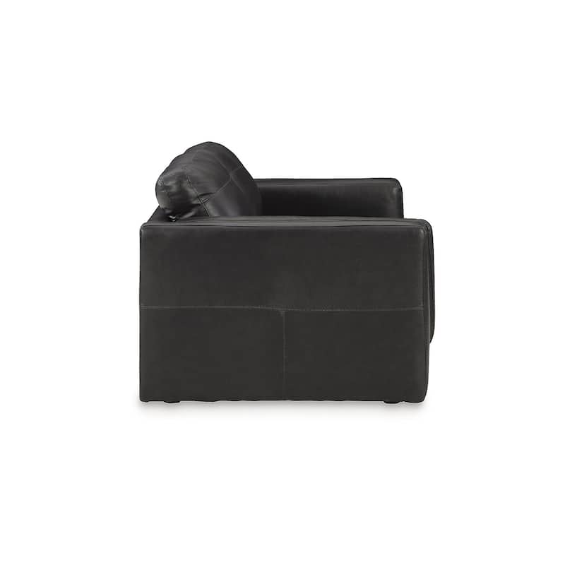 Signature Design by Ashley Amiata Onyx Loveseat - 70"W x 41"D x 35"H