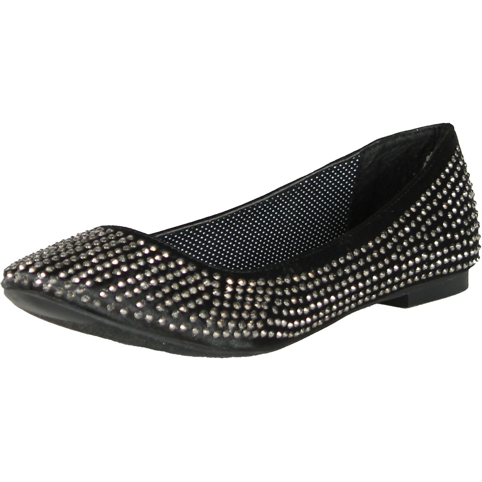 madden girl black slip on