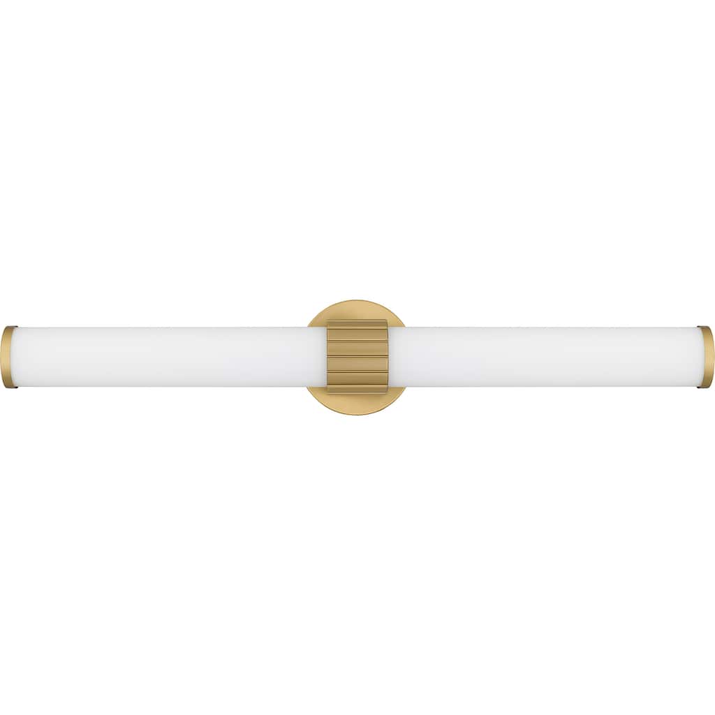 Kaye Integrated LED Aged Brass Bath Light