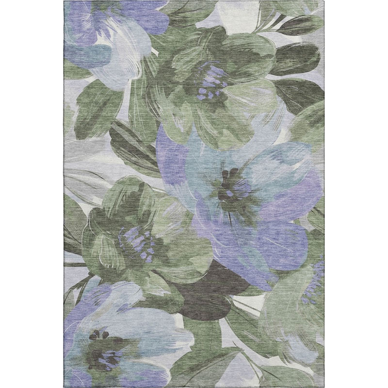 Premium Washable Super Soft Modern Floral Mayfield Rug
