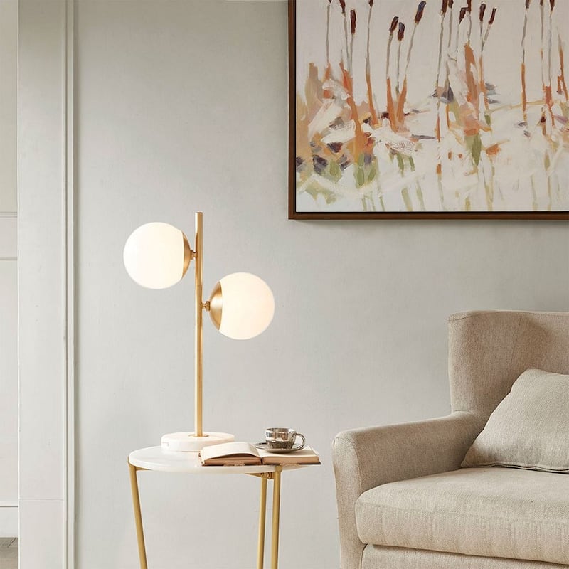 Elegant Marble Base Table Lamp