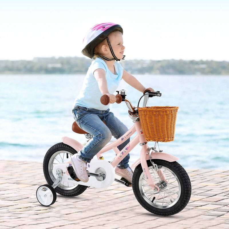 Costway 12"/14"/16"/18" Kids Bike with Height Adjustable Handlebar - See Details