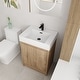 preview thumbnail 58 of 61, BNK 24/30/48/60 inch Freestanding Resin Sink Bathroom Vanity with Soft Close Door and Adjustable Shelf