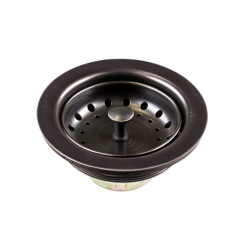 Luxier KS01 3-1/2 in. Drop-In Kitchen or Bar Sink Basket Strainer