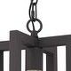 preview thumbnail 21 of 23, Modern Farmhouse 1-light Geometric Kitchen Island Pendant Lighting - 8 in. D