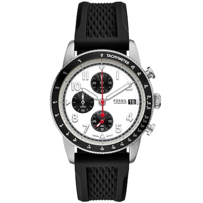 Fossil Men's Sport Tourer White Dial Watch - FS6087 - 6 (36)