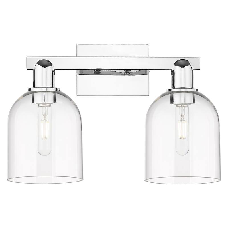 Innovations Lighting 716-2W-12-17 Bella Vanity Bella 2 Light 17" Wide - Polished Chrome / Clear